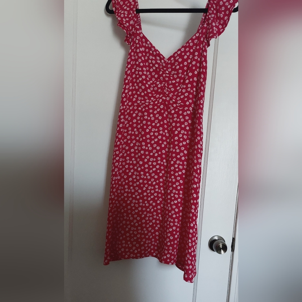 Gap Red Floral Dress